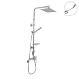 Aura Rainfall Shower with Long Handle - Rectangle/Round