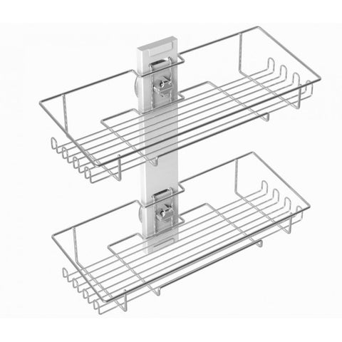 Quoss 2 Tier Bathroom Shelf